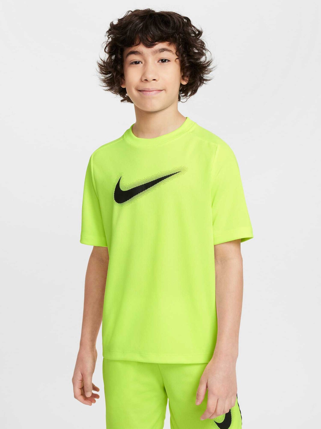

Футболка Nike B NK DF MULTI+ SS TOP HBR, зеленый