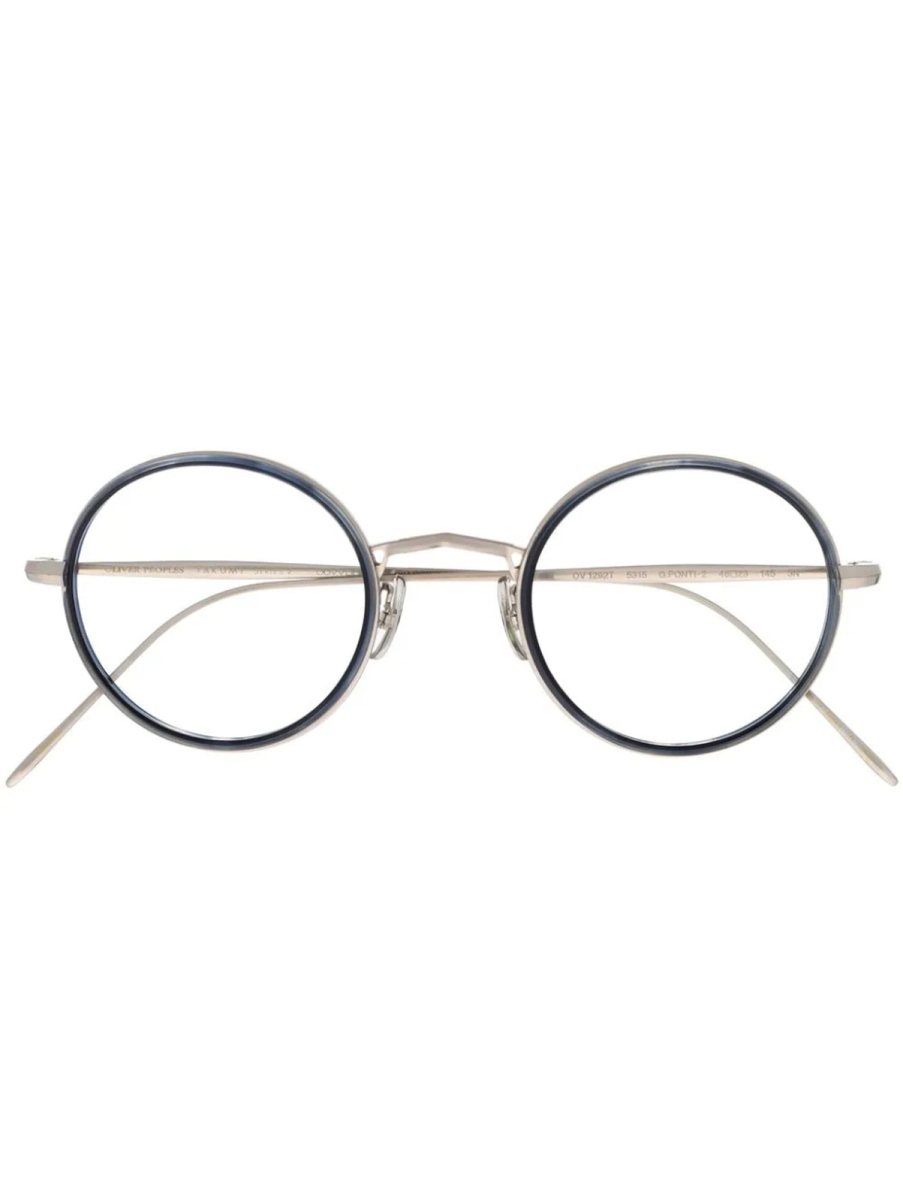 

Oliver Peoples очки с накладными линзами, серебряный