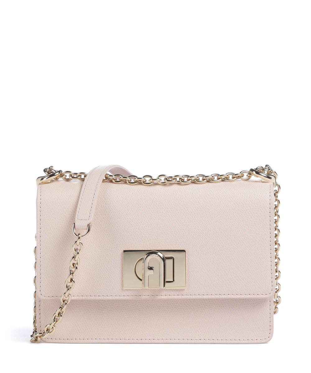 

1927 мини-сумка через плечо из зернистой коровьей кожи Furla, розовый