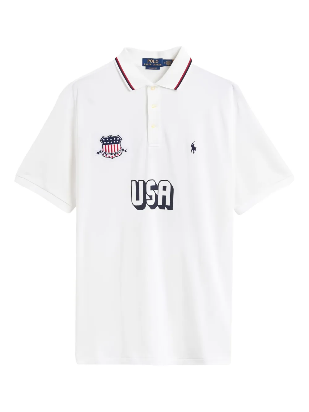 

Рубашка поло USA 24 Polo Ralph Lauren, белый