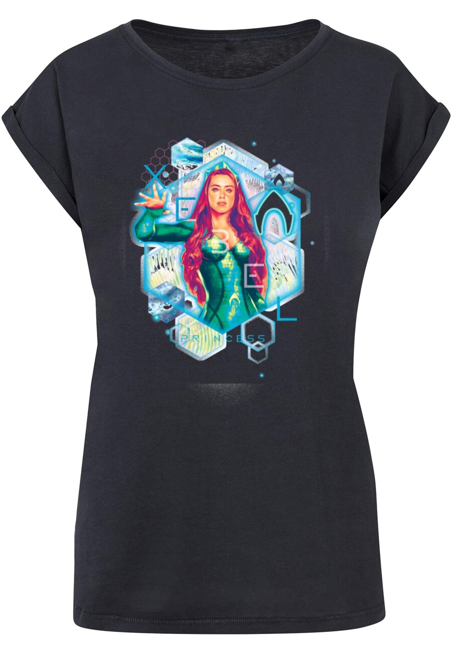 

Футболка ABSOLUTE CULT Shirt Aquaman - Mera Geometric, темно-синий/светло-синий
