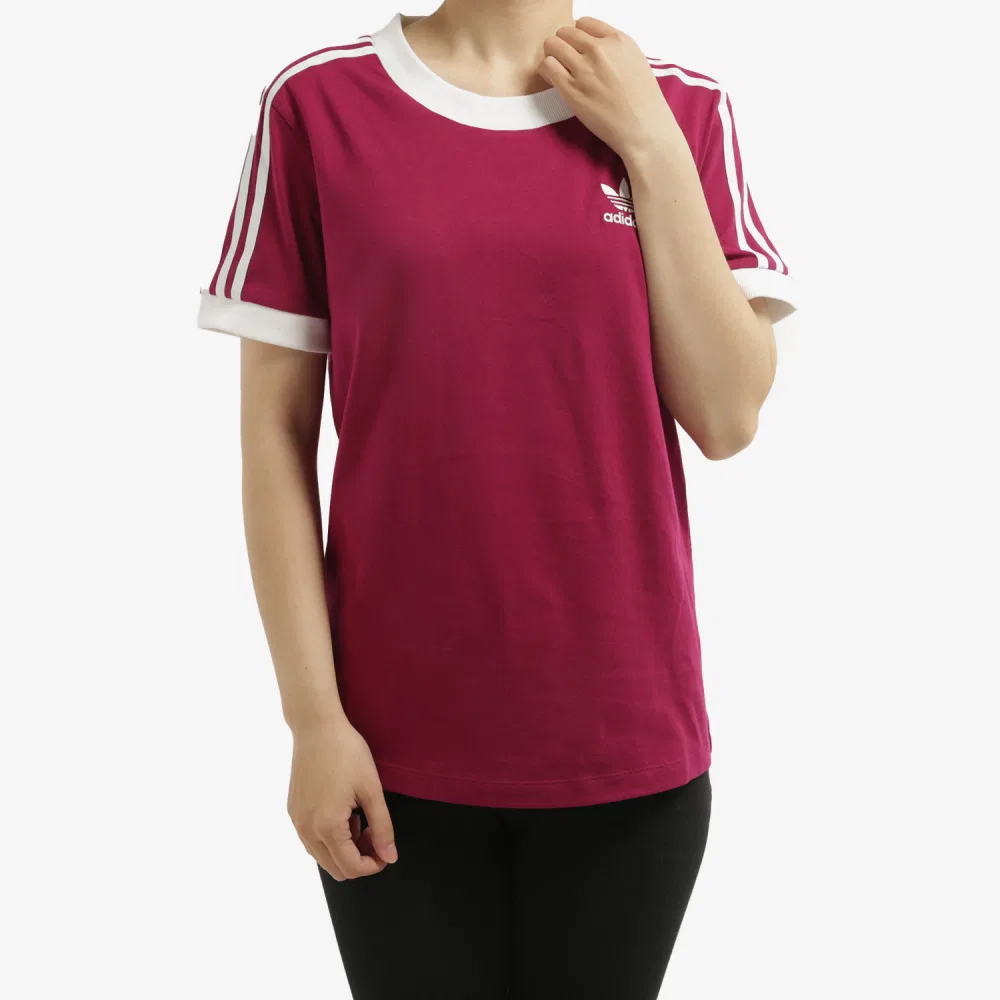 Футболка женская Burgundy Adidas Originals — фото 3