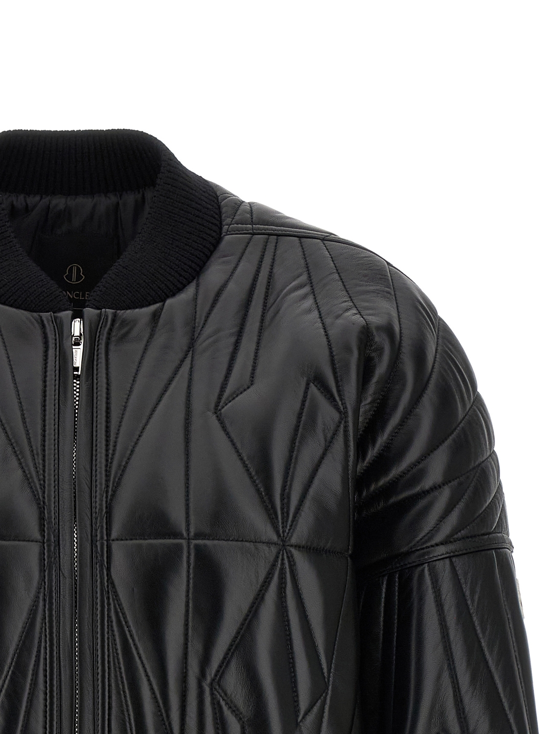 Бомбер Moncler + Rick Owens 'Geocamo', черный — фото 3