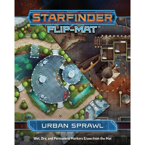 

Настольная игра Paizo Publishing Starfinder RPG: Flip-Mat - Urban Sprawl