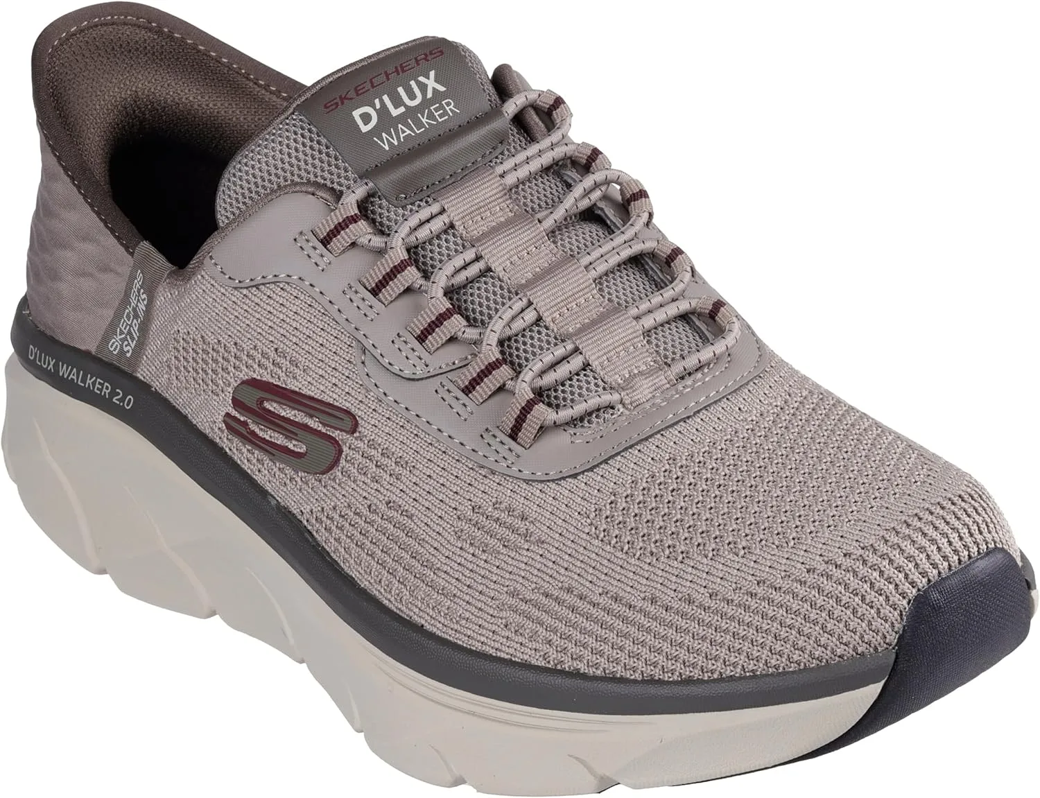 Мужские кроссовки Skechers D'lux Walker 2.0 Reelertrainers, коричневый — фото 4