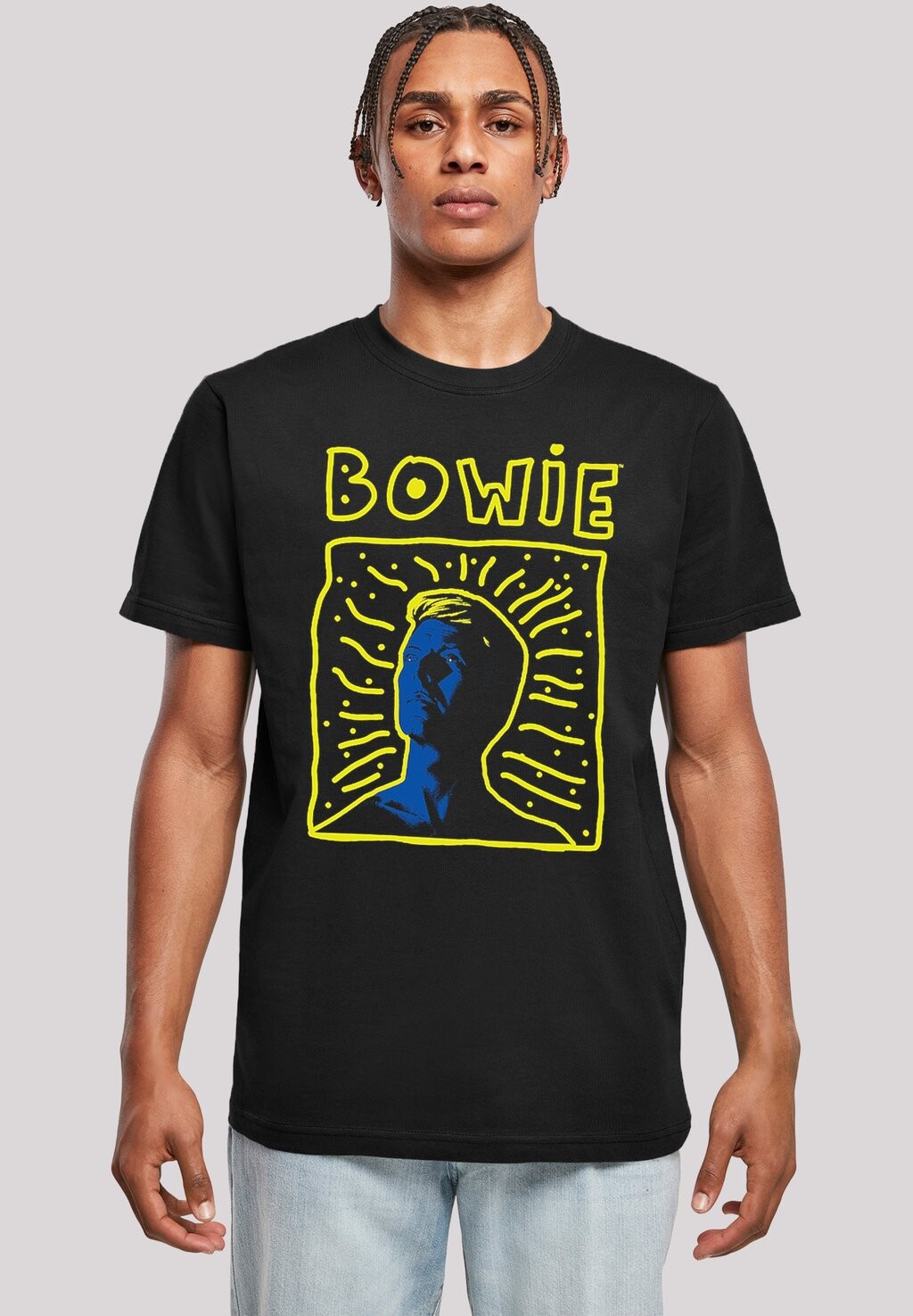 

Футболка с принтом DAVID BOWIE FRAME F4NT4STIC, цвет black