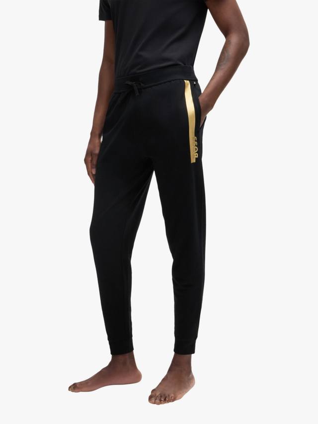 

Брюки для отдыха с фольгированным принтом HUGO BOSS, Black