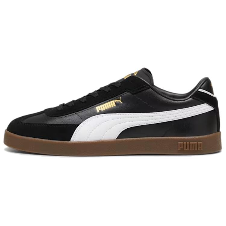 

Кроссовки Puma Club Skateboarding Shoes Unisex Low-top Black/White, черный/белый