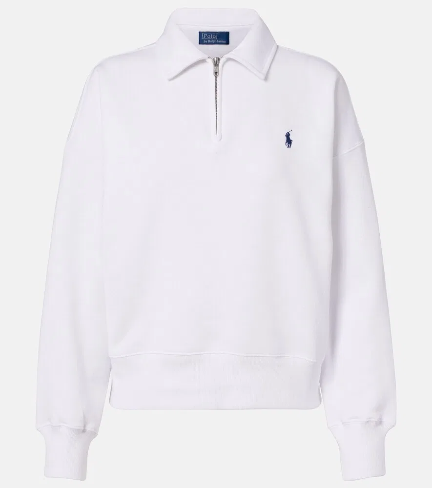 Толстовка из смесового хлопка Polo Ralph Lauren, белый