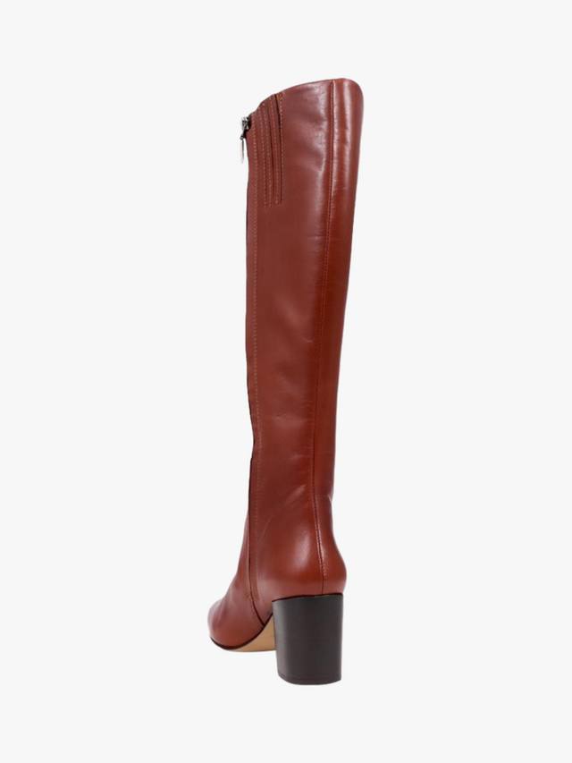 Длинные кожаные ботинки neptune средней ширины для икр Jones Bootmaker, желто-коричневый — фото 3