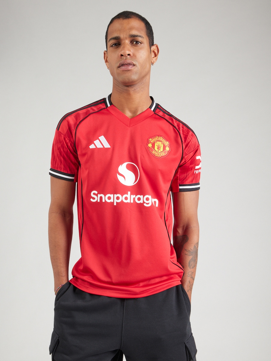 Джерси ADIDAS PERFORMANCE Manchester United 2025/2026, красный — фото 2