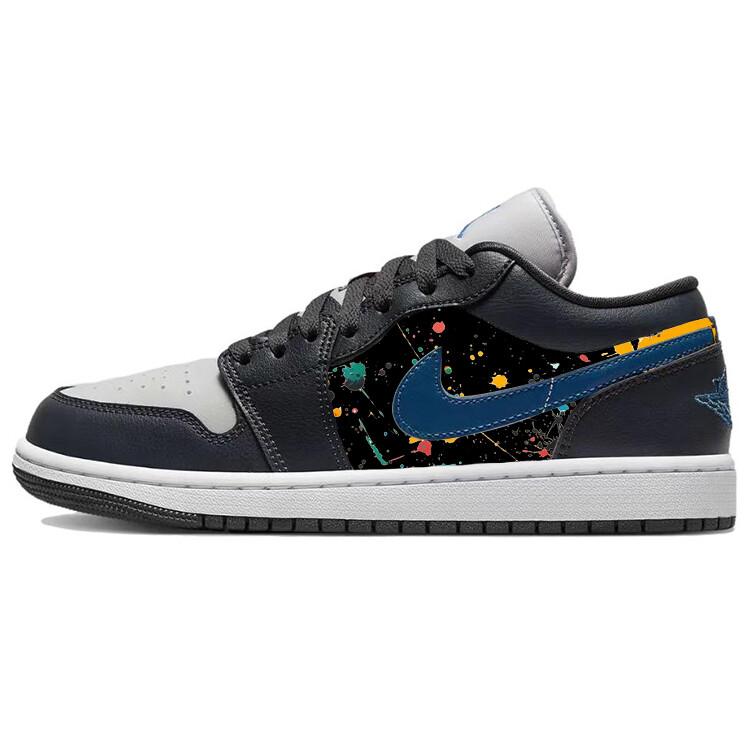 

Баскетбольные кроссовки Air 1 Vintage Unisex Low-Top Black/Blue Jordan