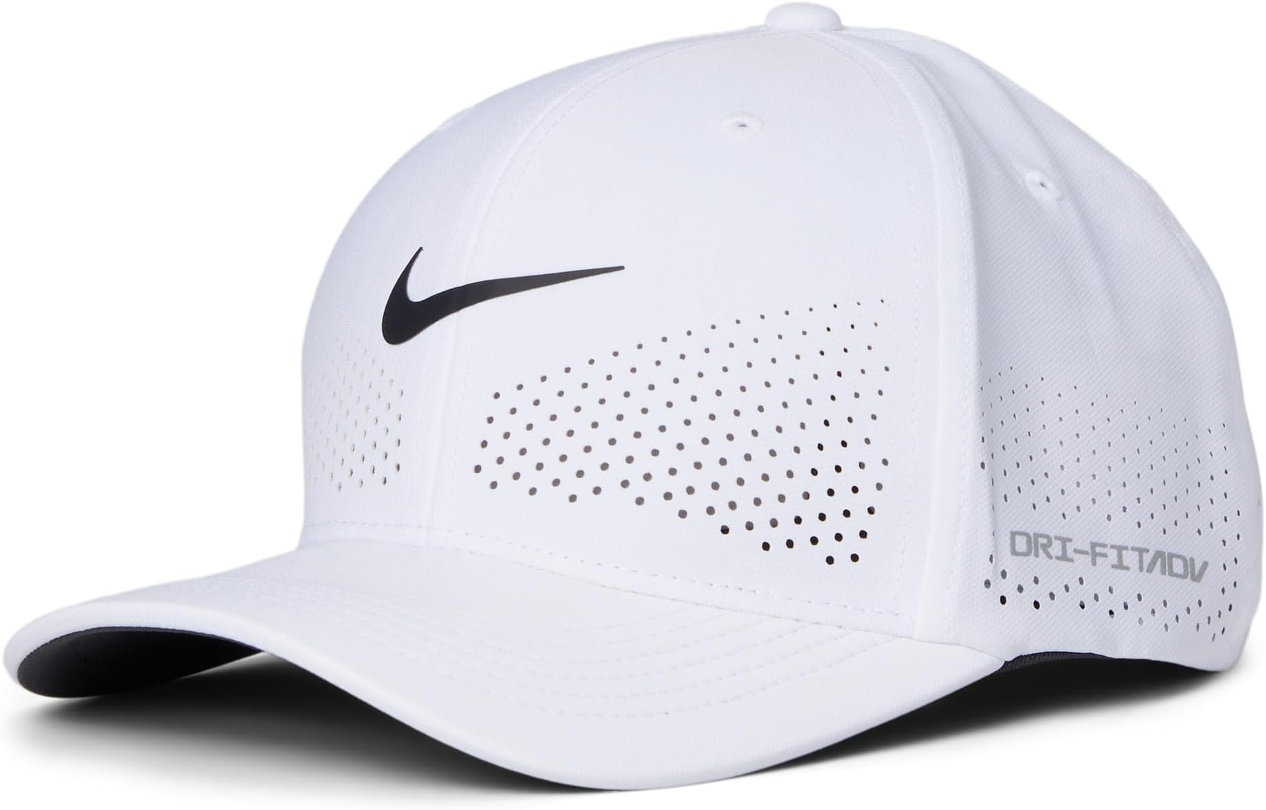 

Бейсболка Nike Dri-Fit ADV Rise Structured Swooshflex Cap, цвет White/Anthracite/Black
