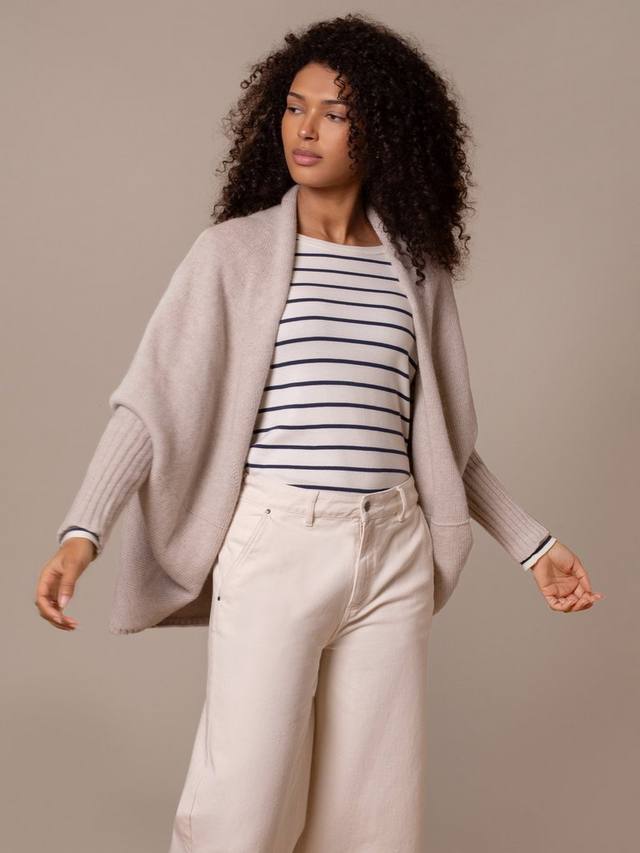 

Кардиган из чистой шерсти с открытым воротом Celtic & Co., Oatmeal