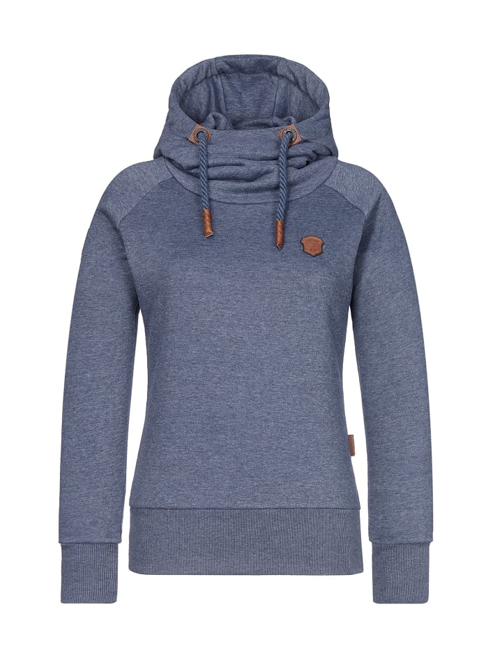 

Naketano Толстовка с капюшоном Mandy Special, цвет индиго-синий меланж