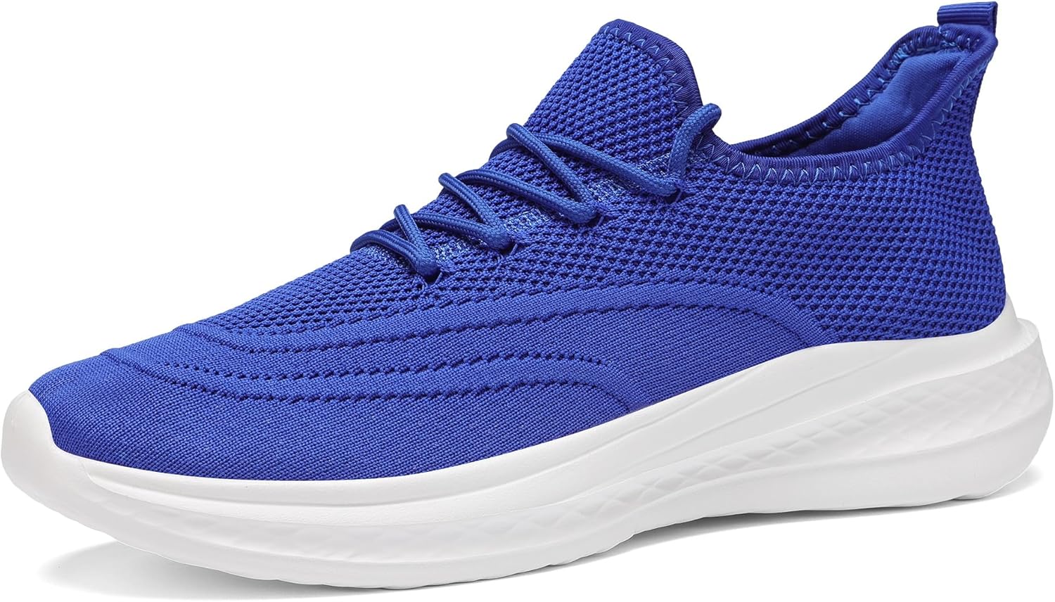 

Мужские кроссовки VAMJAM для бега, слипоны для ходьбы, противоскользящие, легкие, для тренировок, дышащие спортивные кроссовки с модной сеткой, Blue-a