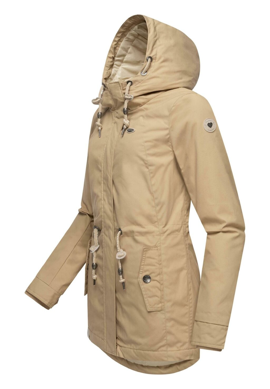 

Зимнее пальто MONADIS Ragwear, серо-коричневый