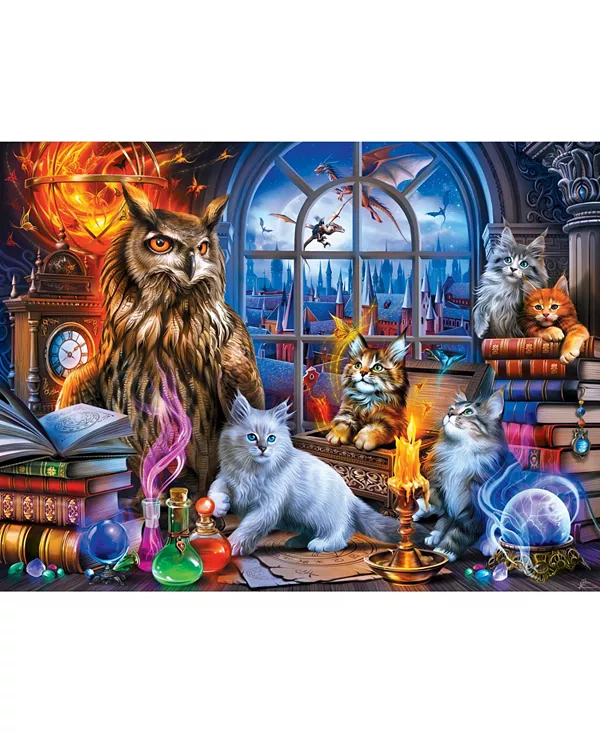 Шедевры попурри - смотрители кабинета, пазл EZ Grip из 300 деталей Masterpieces Puzzles, multicolor — фото 2