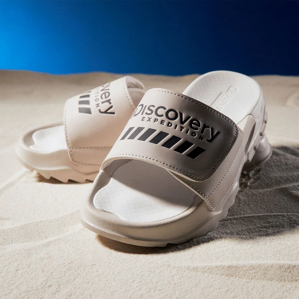 Мужские бежевые слайды Bucket от Discovery Expedition