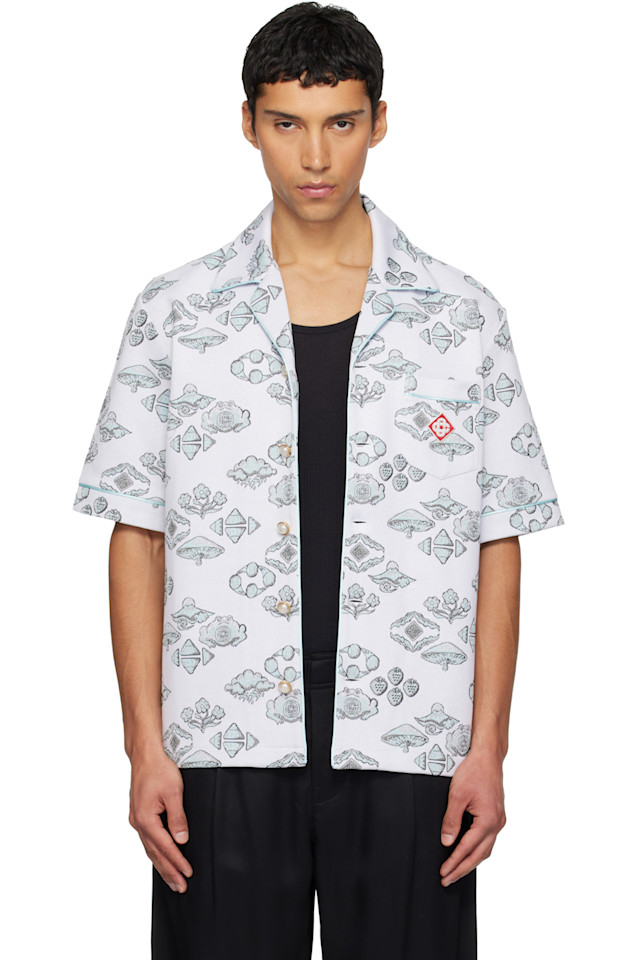 

Жаккардовая рубашка Casablanca, Off-White