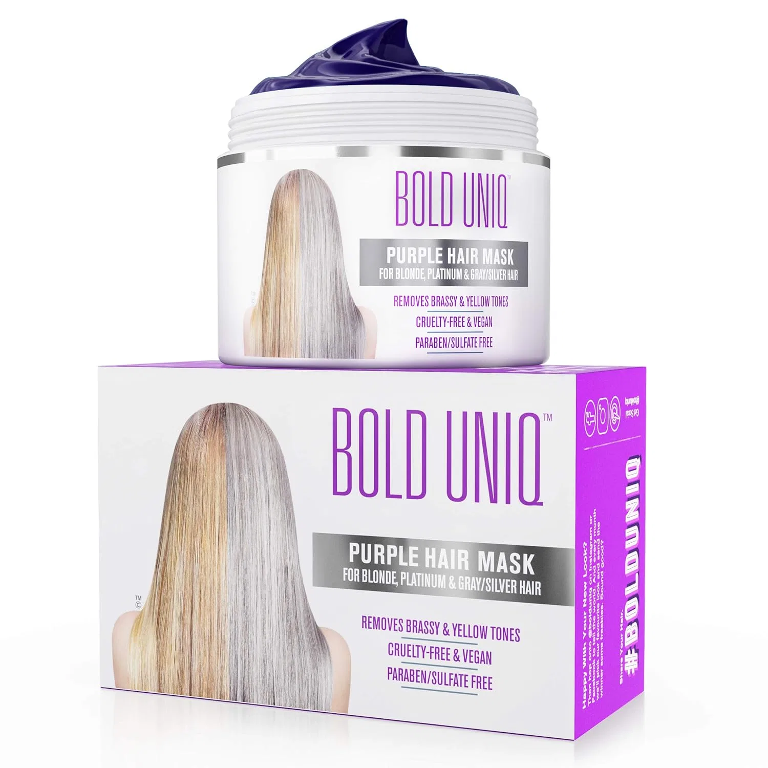 Серебряный шампунь для светлых волос Bold Uniq