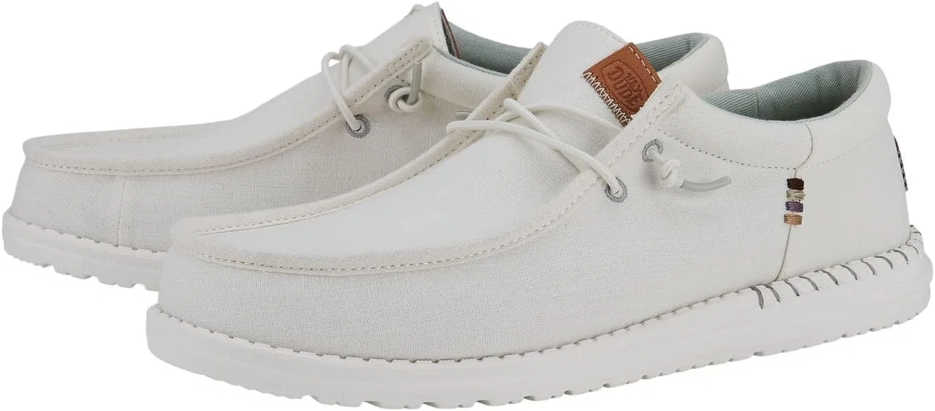 Мокасины HEYDUDE Wally Funk Nylon Craft, Stone White — фото 4