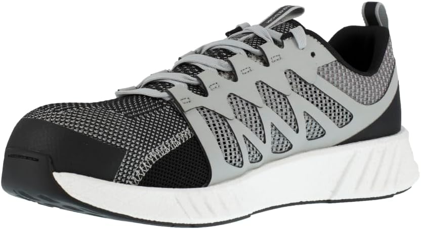 Мужские оксфорды Reebok Work Fusion Flexweave с композитным носком, серый — фото 3