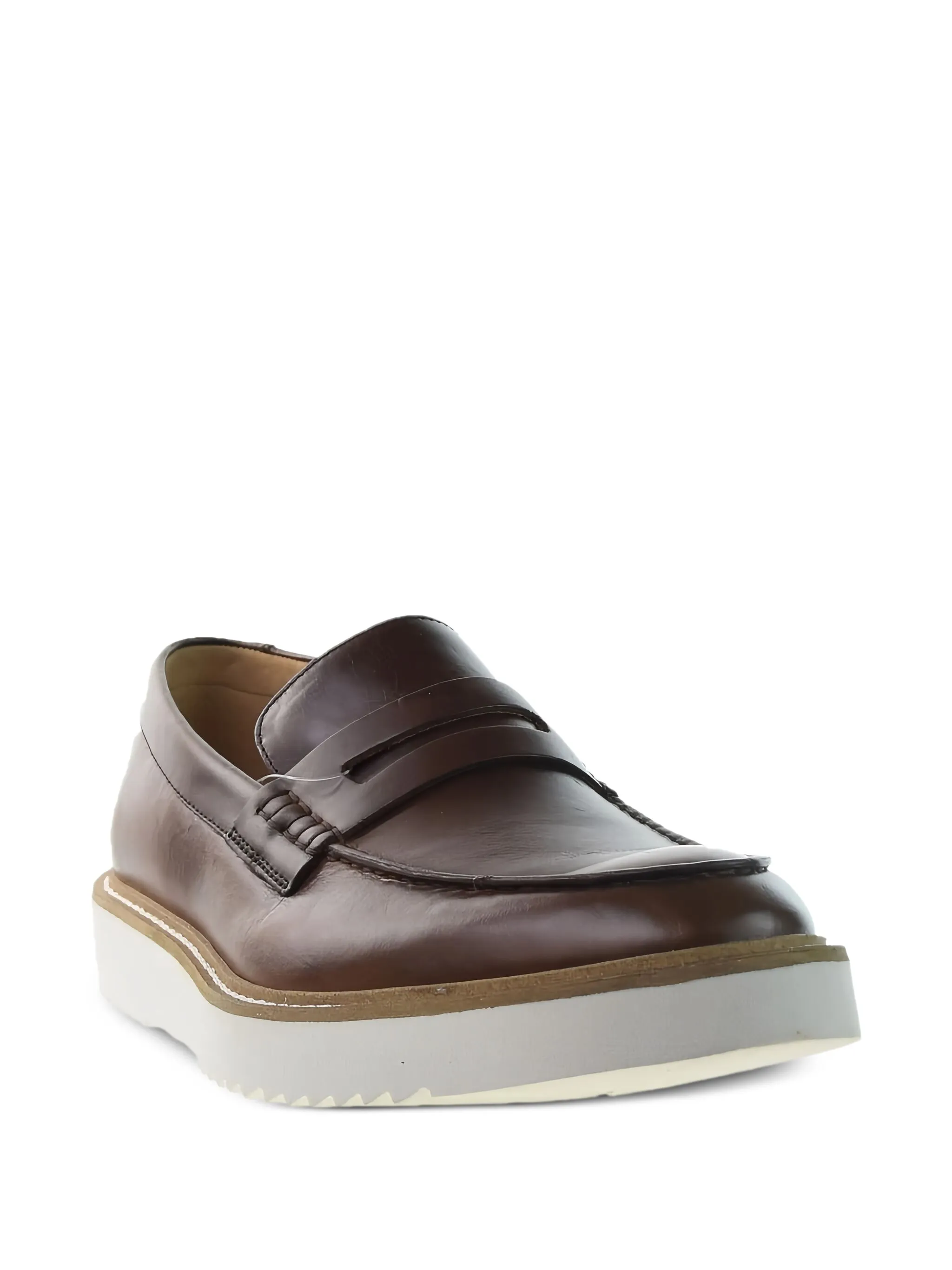 Лоферы Ernest без застежки Clarks Originals, коричневый — фото 2