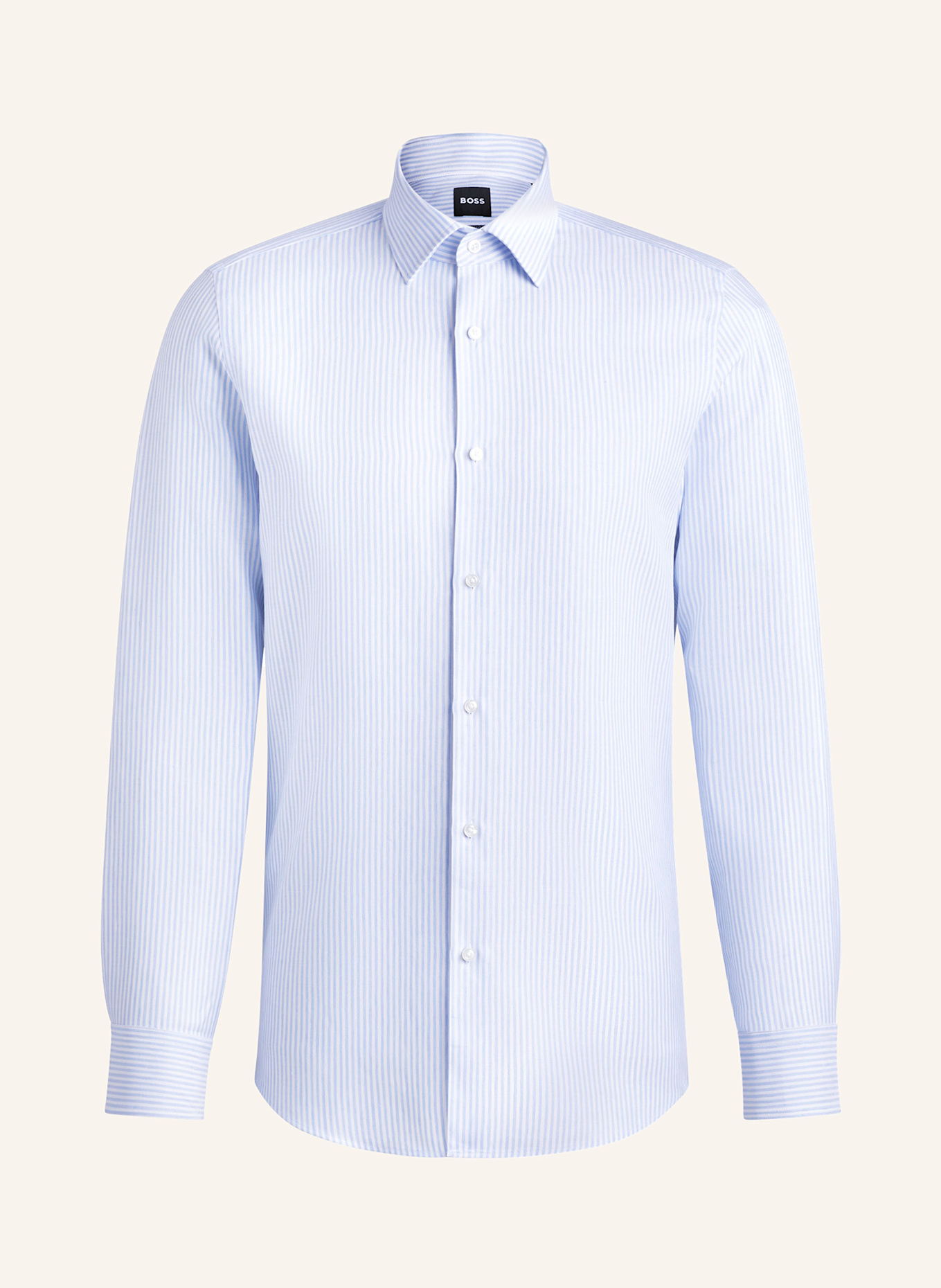 

Рубашка Hank slim fit с льном Boss, мультиколор
