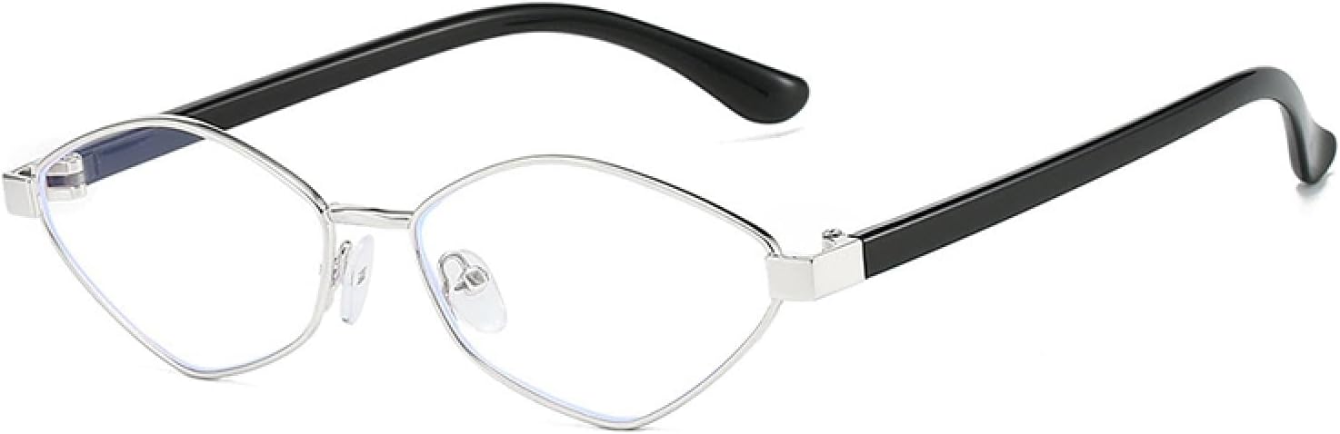 

Модные солнцезащитные очки «кошачий глаз» неправильной формы для женщин, ретро-стиль, прозрачные линзы Ocean, защита от УФ-излучения UV400, трендовые для мужчин TVTBBVV, Silver Clear