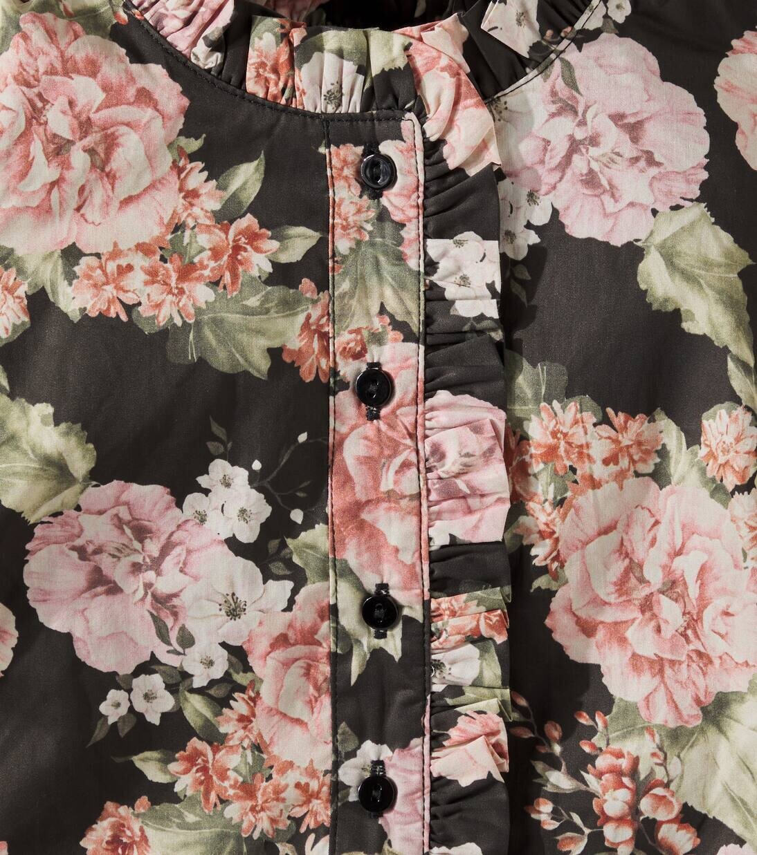 Платье из хлопкового поплина с цветочным принтом Petite Amalie, цвет vintage bloom print — фото 3