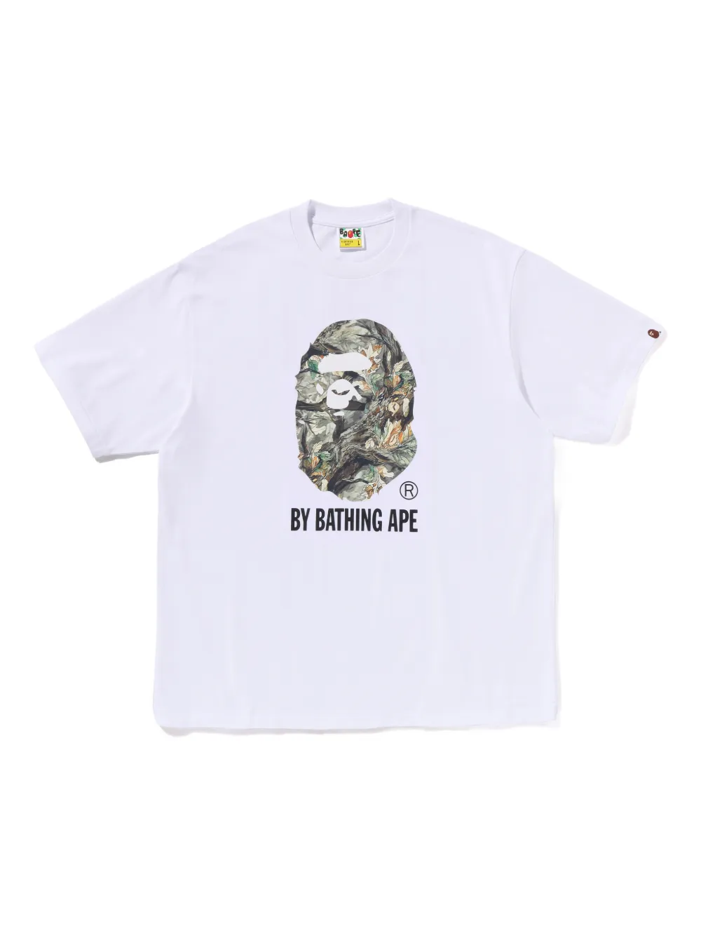 

Футболка в камуфляжную расцветку A Bathing Ape, белый
