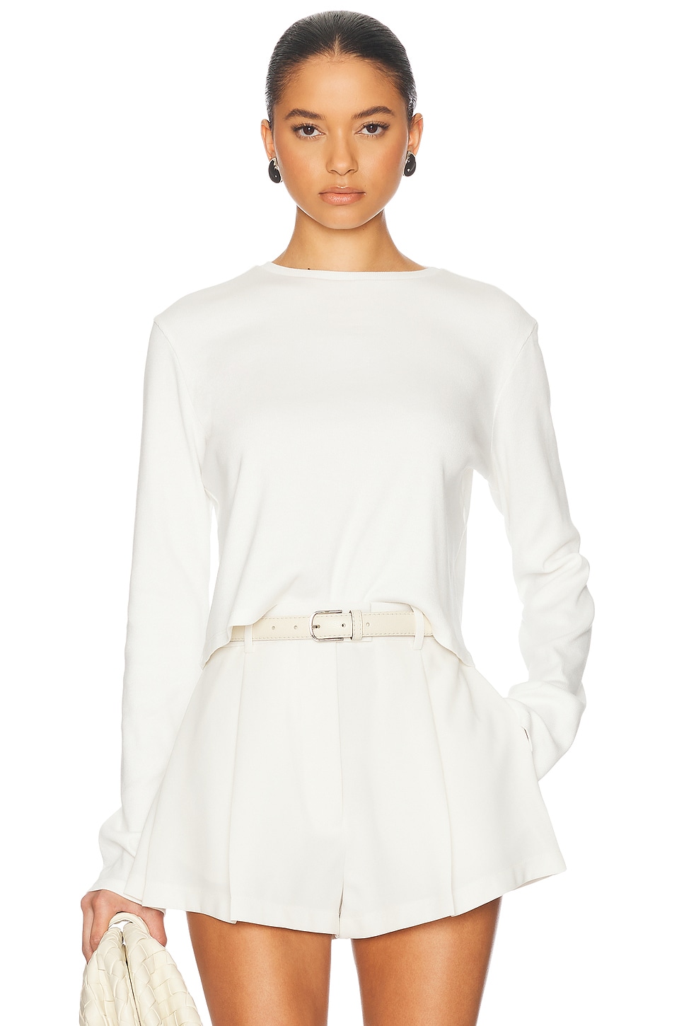 

Футболка с длинным рукавом Rib Helsa, Natural White