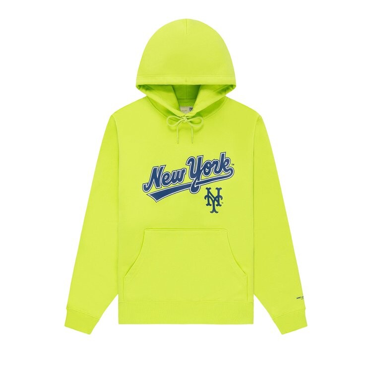 

Худи Aimé Leon Dore x New York Mets Logo Hoodie, цвет Acid Lime