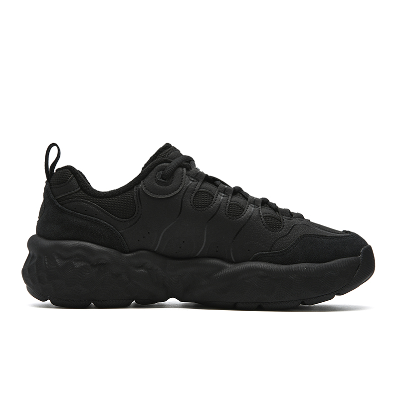 FILA Мужские повседневные кроссовки Low top черные с амортизацией MUFFIN, устойчивые к истиранию, легкие, термостойкие — фото 3