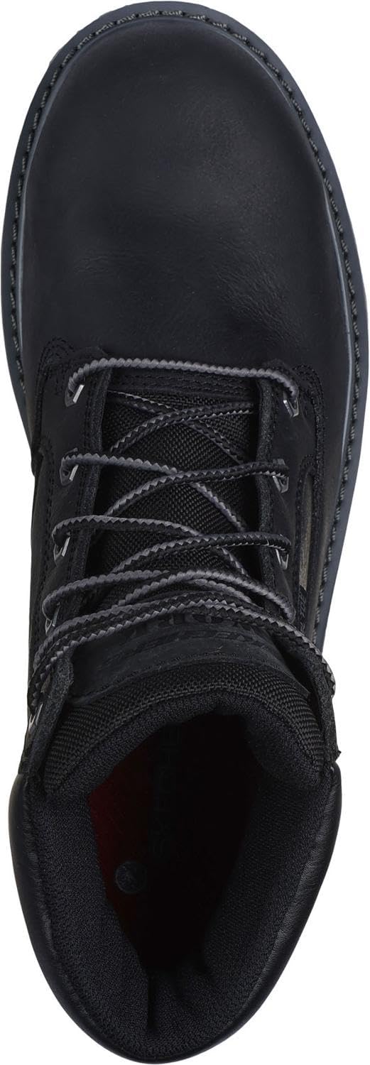 Мужские ботинки Skechers Longrider с 15 см высоким мягким воротником и стальным носком, черный — фото 2