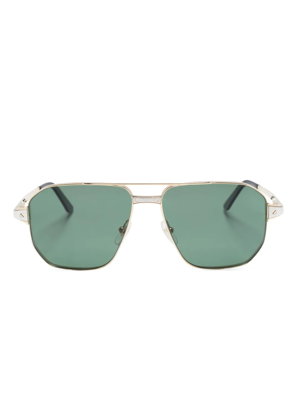 

Солнцезащитные очки-пилоты CT0424S Cartier, золотистый