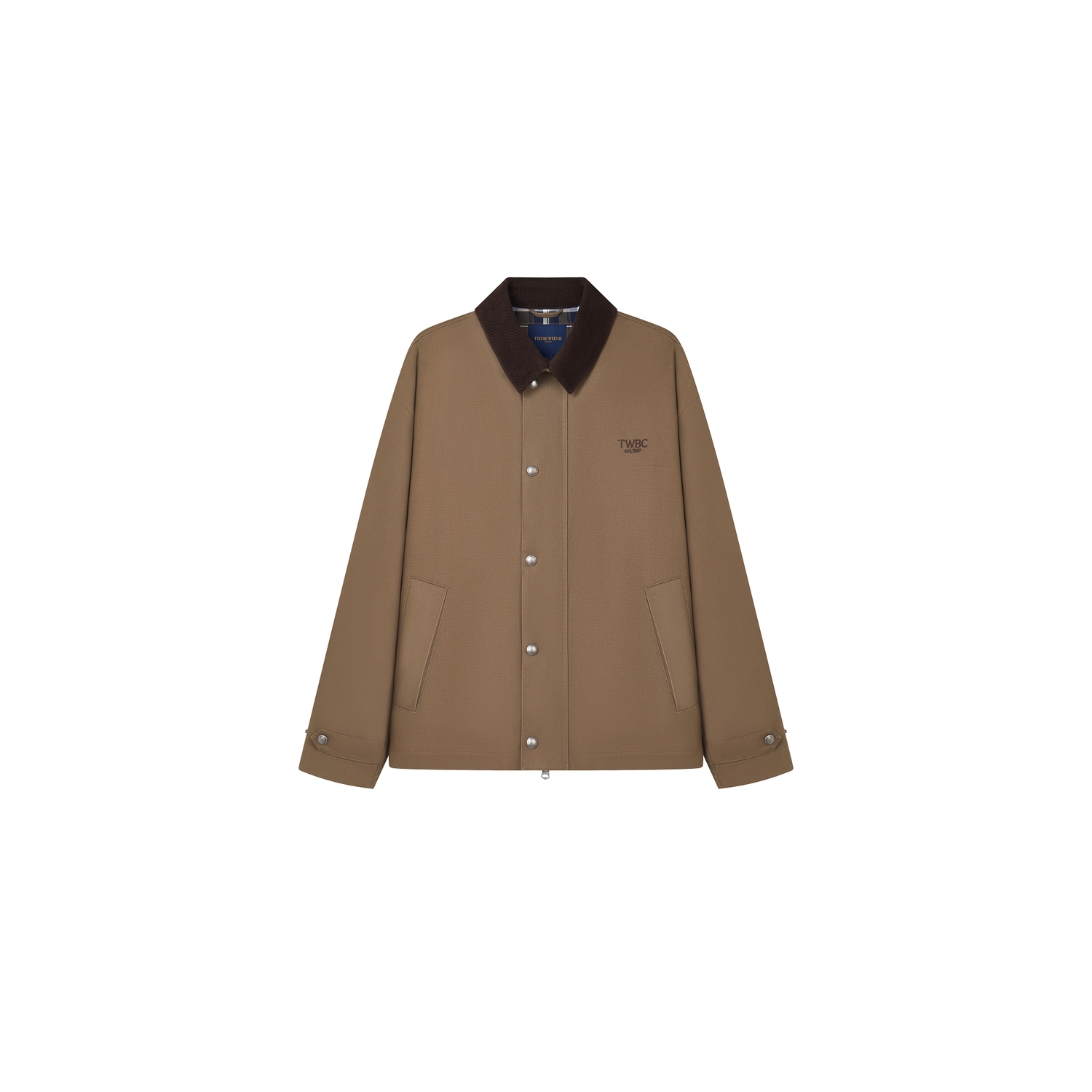 

Teenie Weenie Men Американская куртка в стиле олд-моне унисекс, Dark Khaki (Small Logo Letter Version)