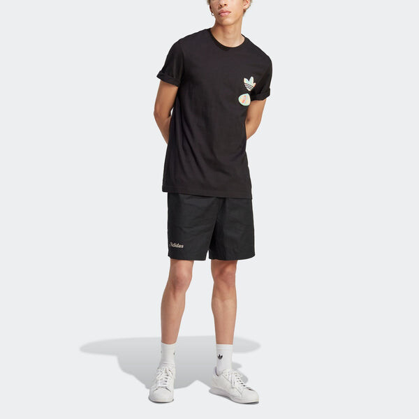 Футболка adidas originals Enjoy Summer Front/Back Graphic Tee 'Black', черный — фото 4