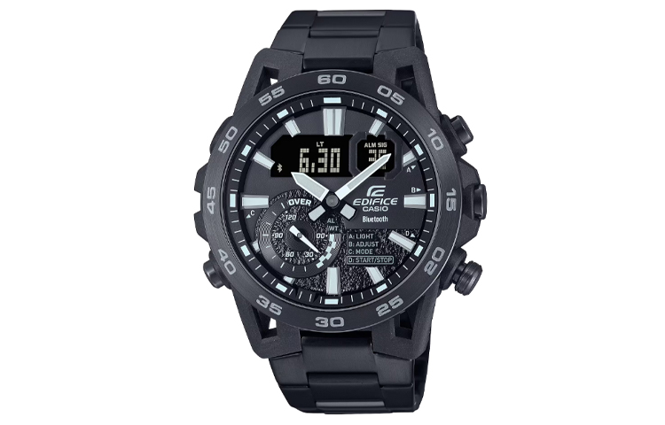 

CASIO Мужские черные часы EDIFICE ECB-40BK-1A