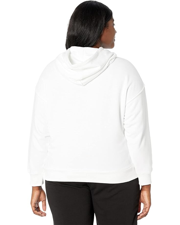 

Худи PUMA Plus Size Classics Logo Hoodie, цвет Puma White/Puma Black