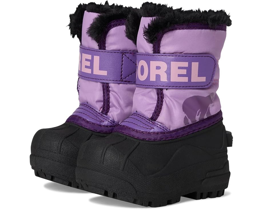 

Детские зимние ботинки Sorel Snow Commander (Toddler) SOREL Kids, Gumdrop/Purple Violet