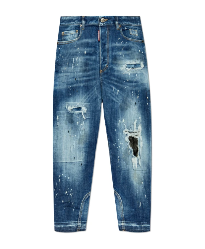 

Детские плотные джинсы Dsquared2, синий