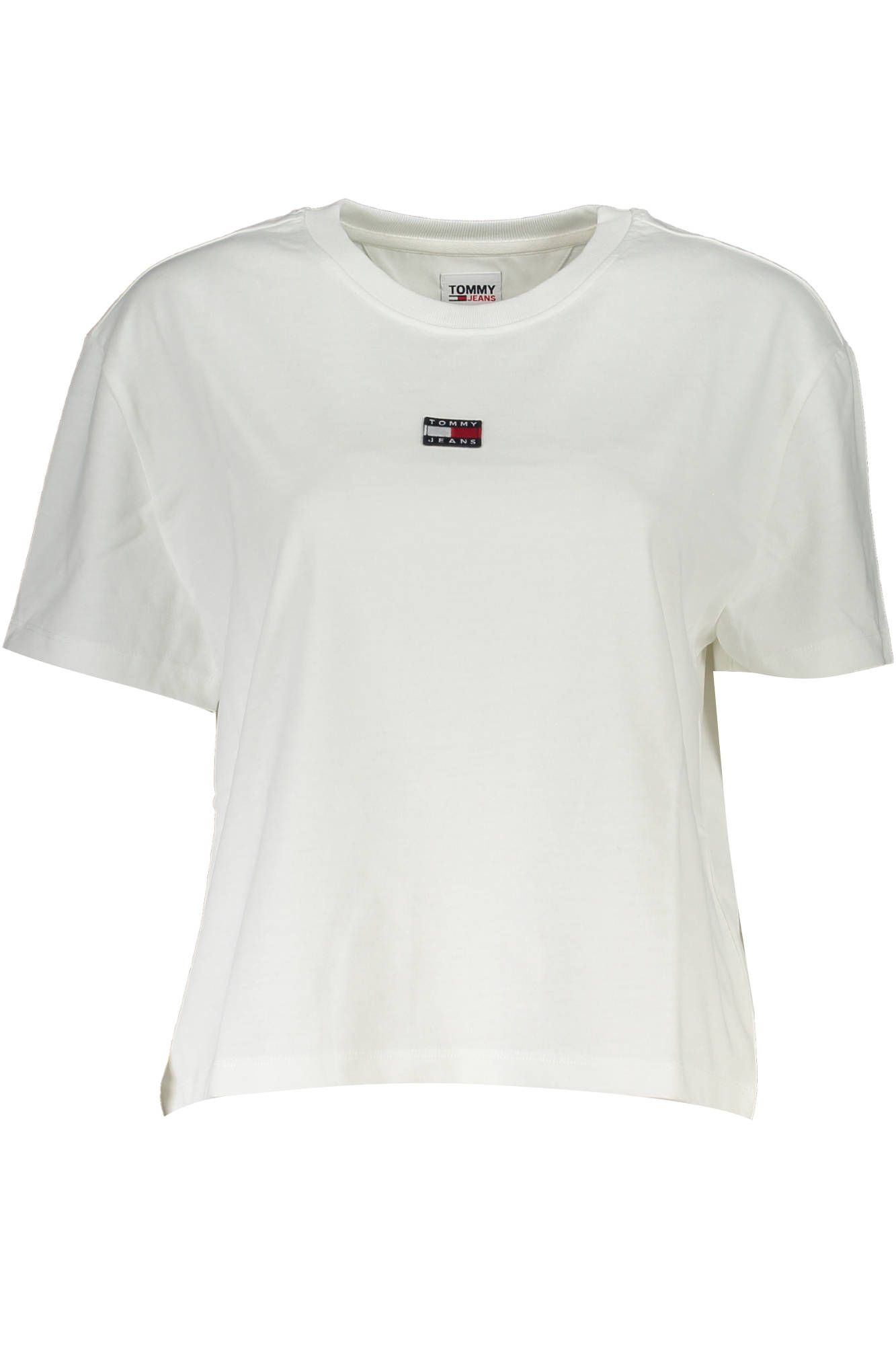 

Белая хлопковая женская футболка Tommy Hilfiger
