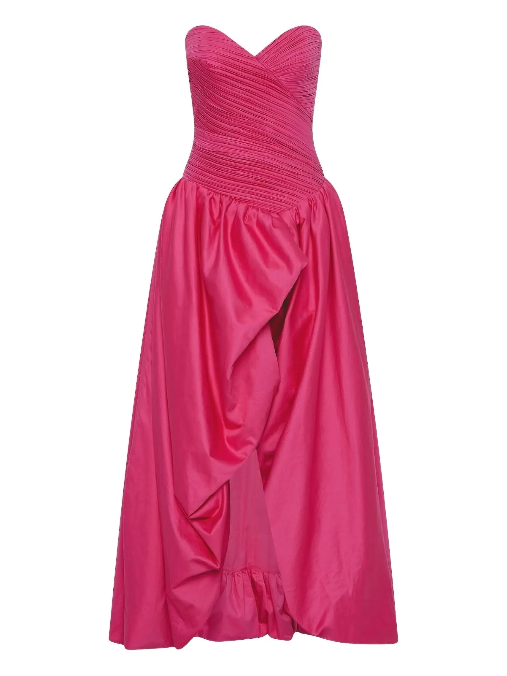 

Платье макси Estelle асимметричного кроя Aje, розовый