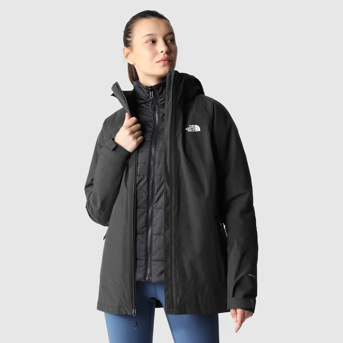 

Женская куртка Inlux Triclimate The North Face, чёрный