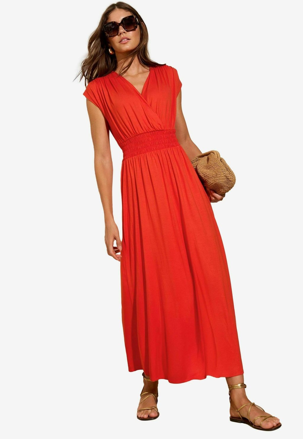 

Платье макси Jersey dress Friends Like These, оранжевый
