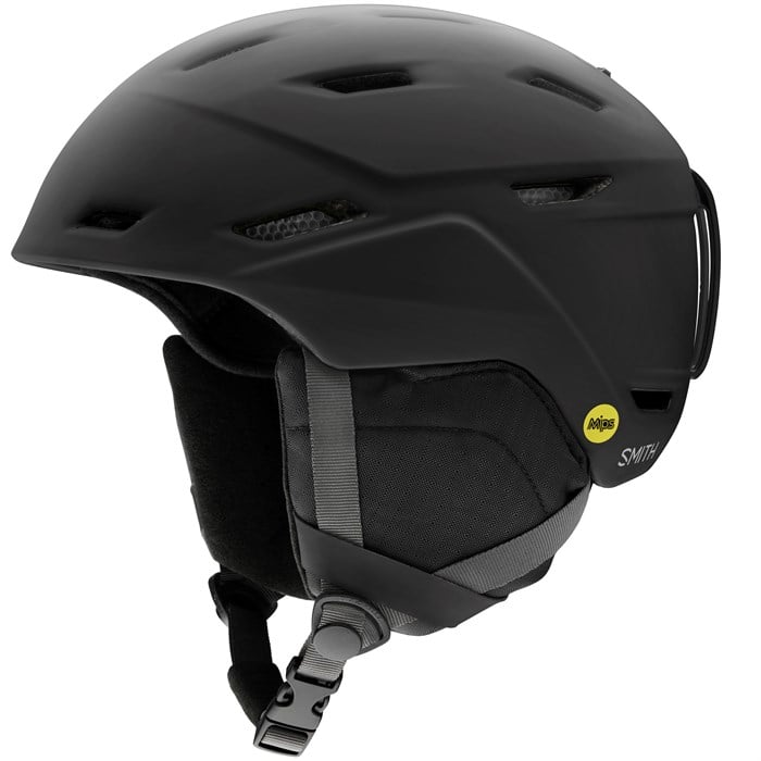 

Круглый контурный шлем Mission MIPS Smith, Matte Black, Черный, Круглый контурный шлем Mission MIPS Smith, Matte Black