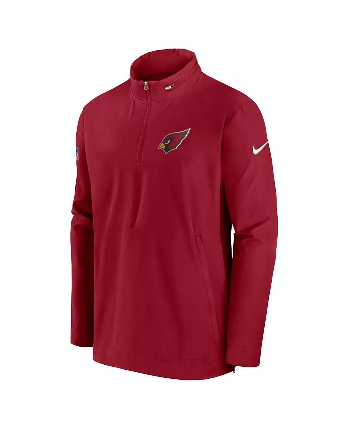 Мужская полузастегивающаяся куртка тренера Arizona Cardinals Cardinal с боковой молнией Nike — фото 2