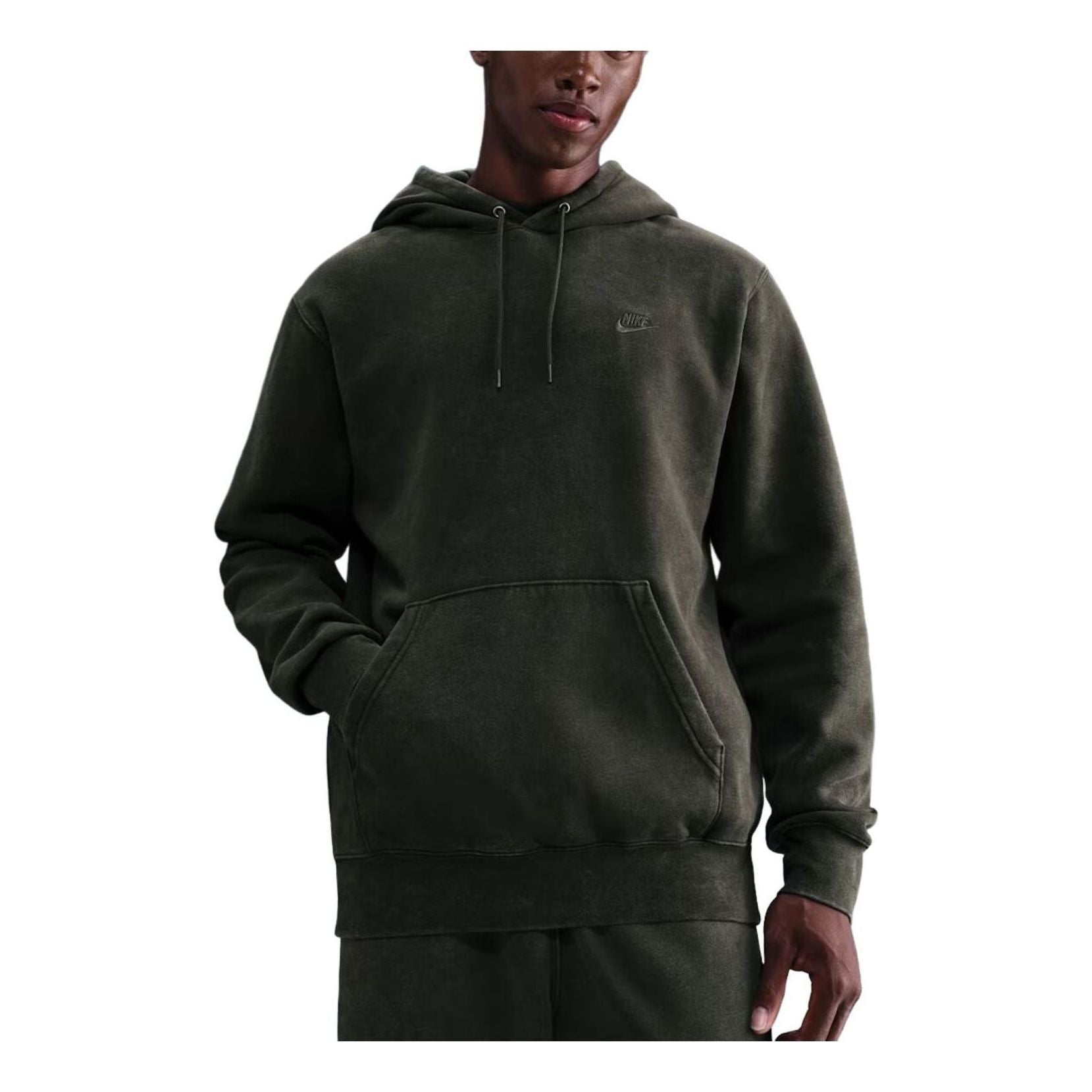 Худи Nike Sportswear Club Washed Fleece 'Sequoia'